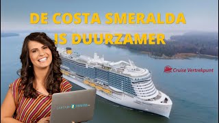 video duurzamere Costa Smeralda Middellandse zee Cruise Vertrekpunt Captain Cruise green cruising [upl. by Bock]