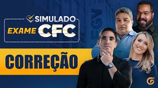 SIMULADO GRATUITO PARA O EXAME DE SUFICIÊNCIA CFC 20242 FGV  CORREÇÃO  REPLAY [upl. by Airdnahs]