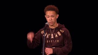 2018 Youth Speaks Teen Poetry Slam  Justin quotJWaltquot Walton quotYours Trulyquot [upl. by Haliek]