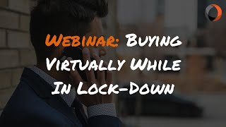 Transitioning to Buying Virtually  A 2 Hour Masters ClassWorkshop [upl. by Ycnej]