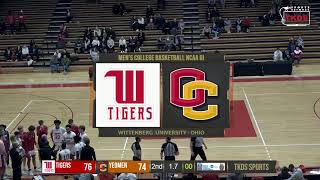 Wittenberg Mens Basketball vs Oberlin 112923 [upl. by Tnaryb]