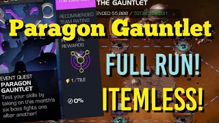 MCOC  Paragon Gauntlet  Full Run  Itemless [upl. by Dlarrej]