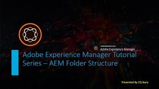 AEM Tutorial Series 8  AEM 64 Folder Structure [upl. by Yakcm]