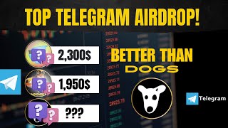 TOP Telegram Airdrops Better Than Dogs Airdrop  Free Crypto Airdrop [upl. by Sehcaep957]