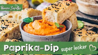 PaprikaCashewAufstrich  Veganer Dip Brotaufstrich  Das Beste Rezept zum Selber machen [upl. by Henn864]