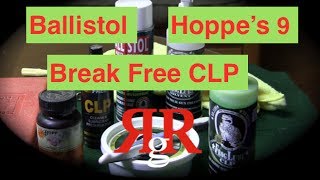 Ballistol  Hoppes 9  Break Free CLP [upl. by Lehctim]