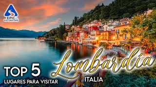 Lombardía Italia Los 5 Lugares y Cosas para Visitar  Guía de Viaje en 4k [upl. by Rossing]