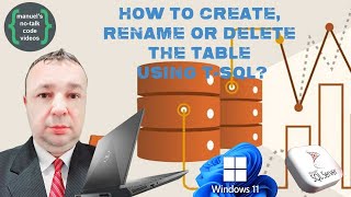 Microsoft SQL Server  6 How to Create Rename or Delete The Table Using TSQL [upl. by Adria199]