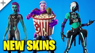 ALL NEW FORTNITE SKINS amp COSMETICS Zombie Superheroes Kernel Poppy [upl. by Aikemit678]