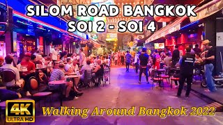 SILOM ROAD BANGKOK SOI 2  SOI 4  Bangkok Back To Normal Again [upl. by Thanasi66]