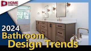 Top Bathroom Design Trends 2024  SEE THESE Before Building or Remodeling [upl. by Nahshunn]