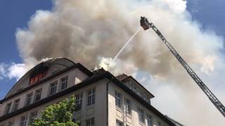 Großbrand in Schwenningen [upl. by Banquer]