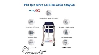 Para qué sirve la silla grúa easyGO ortopedia moverte [upl. by Yrovi]