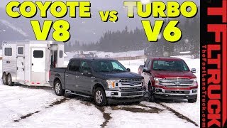 You Asked For It Ford F150 V8 and EcoBoost V6 Take On The Worlds Toughest Towing Test [upl. by Okomom]