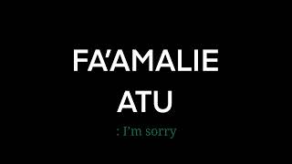 Samoan Language  Fa’amalie Atu [upl. by Adnawed]