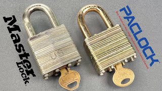 1373 Military Lock Showdown Master vs PacLock [upl. by Ardnas]