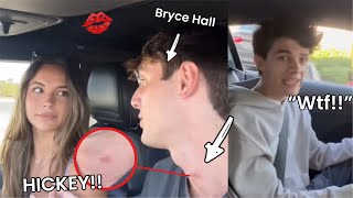 Pierson CAUGHT giving Bryce Hall a HICKEY 😳😳 cheated [upl. by Newkirk155]