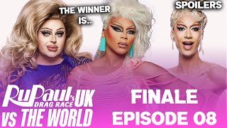 UK Vs The World S2 FINALE Heavy Spoilers  RuPauls Drag Race TOP BOTTOM amp ELIMINATION [upl. by Vidal]