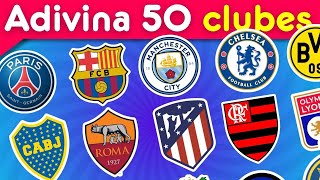 Adivina el nombre del club de fútbol  Por su escudo en 5 segundos ⚽🤔🧠  Trivia Tube [upl. by Benedikt]