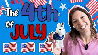 Learning Videos for Toddlers  4th of July Special [upl. by Nanyk]