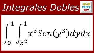 INTEGRAL DOBLE CON CAMBIO EN ORDEN DE INTEGRACIÓN  Ejercicio 1 [upl. by Hamitaf512]