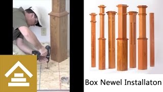 How to install a Box Newel [upl. by Attelra]