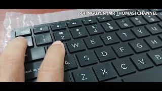 HP 655 wireless keyboard  mouse Elite 600 G9 mini [upl. by Attaynek]