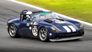 TVR Tuscan Challenge Race Car 45 AJP V8 Engine Sound in action at Monza Circuit [upl. by Glenda195]