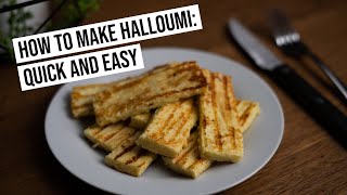 How to Make Halloumi  A Quick and Easy Recipe [upl. by Iredale476]