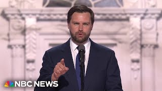 Full speech JD Vance accepts Republican vice presidential nomination [upl. by Conger]