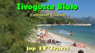 Rundgang durch den kleinen Ort Zivogosce Blato Dalmatien Kroatien jop TV Travel [upl. by Odlonra]