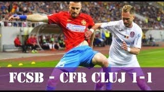 FCSB  CFR Cluj 11 ● Rezumat 29042018 [upl. by Izabel]