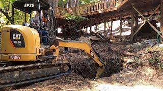 Septic system leach pit installation EP25 [upl. by Kopp638]