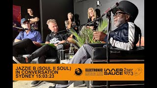 JAZZIE B live In Conversation  Sydney March 2023 [upl. by Mariano]