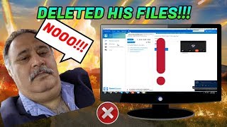 ACCESSING SCAMMERS PC FILES DELETED [upl. by Aeslehs672]