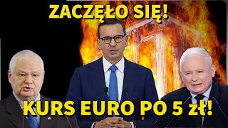 Kurs euro po 5 zł Załamanie PLN Co się dzieje z EUR PLN [upl. by Isaac]