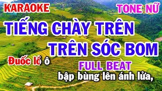 Karaoke Tiếng Chày Trên Sóc Bom Bo Tone Nữ Nhạc Sống Cha Cha [upl. by Perkins]