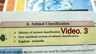 Animals Classification 10th std Science 2 All Phylums Class10 SSC 6th lesson explanation in hindi [upl. by Leilamag]