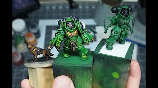 Salamander MiniPainting Aggressors  Dogmeat [upl. by Warrin]