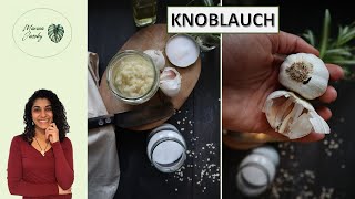 Knoblauchpaste ganz einfach selber machen  Aioli  vegan amp schnell [upl. by Junie]