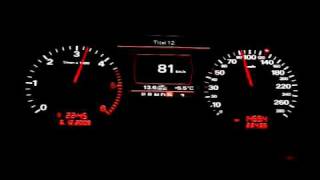 2009 Audi A8 30 TDI Acceleration [upl. by Ajed74]