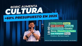 🌳🧔Boric Aumentará 60 Presupuesto De Cultura En 2025 Año Electoral🗳🤑 [upl. by Spohr280]