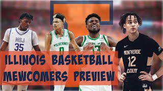 Illinois Basketball Newcomers Recruit  202324 [upl. by Unam]