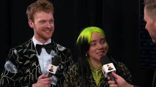 Billie Eilish and Finneas Interview with Ted Stryker  2020 GRAMMYs [upl. by Drugge412]