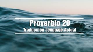 PROVERBIO del dia 20  TLA  Traducción lenguaje actual  Sabíduria ante todo [upl. by Kass]