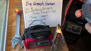 CenTech Battery Chargers Harbor Freight Tools 15 amp 26 amp 21040200 amp Big Wrench Garage [upl. by Esetal]