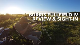 Sighting in and Reviewing the Burris Optics Fullfield IV Scope  Outdoor Jack [upl. by Lleihsad]