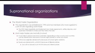 Unit 3 Lesson 1 EU Supranational Organizations [upl. by Pergrim823]