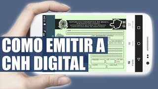 COMO FAZER CNH DIGITAL PASSO A PASSO COMO BAIXAR CNH DIGITAL  CARTEIRA DE HABILITAÇÃO [upl. by Roderic628]