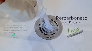 Percarbonato de sodio USOS limpiador BIODEGRADABLE para el Hogar [upl. by Iruyas]